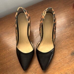 Laundry cheetah heels